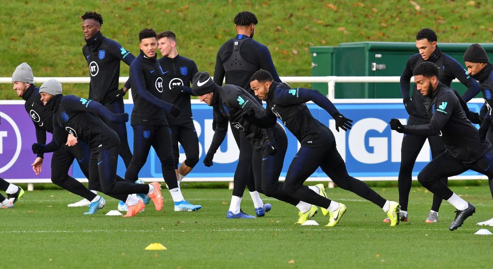  Players had to step in to separate Gomez and Sterling as they clashed in the canteen