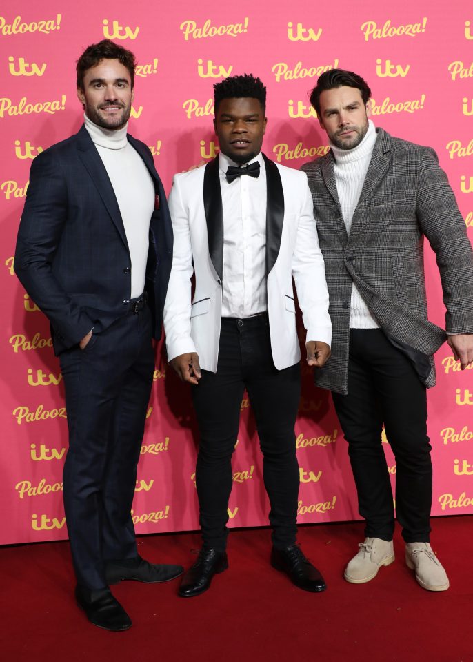  Thom with TryStar bandmates Levi Davis and Ben Foden