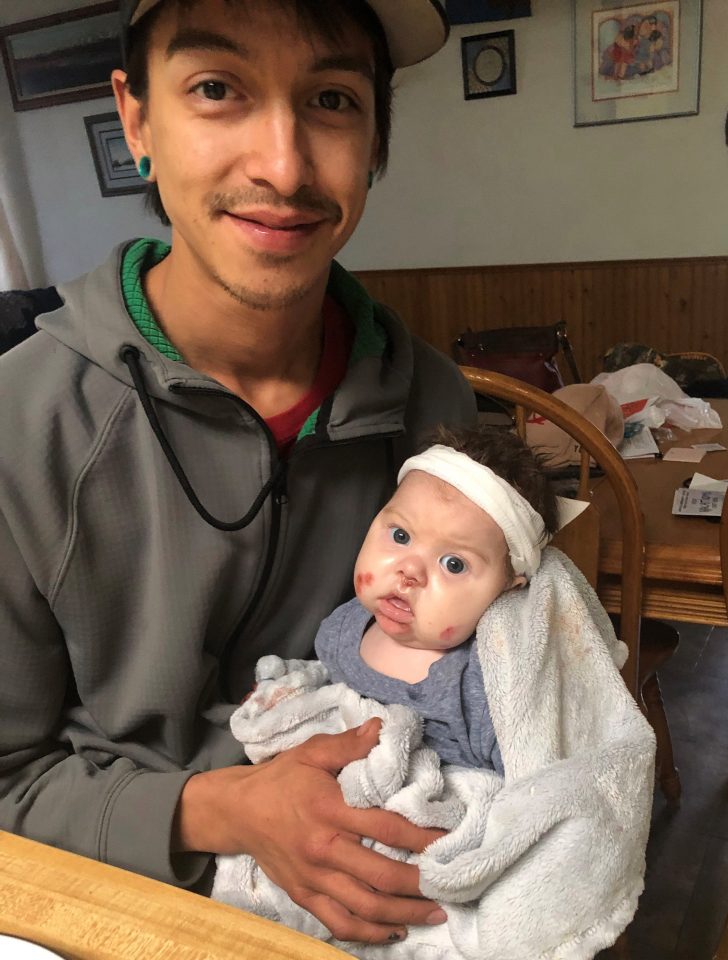  Jamison pictured with his dad Eddie Stanley Jr