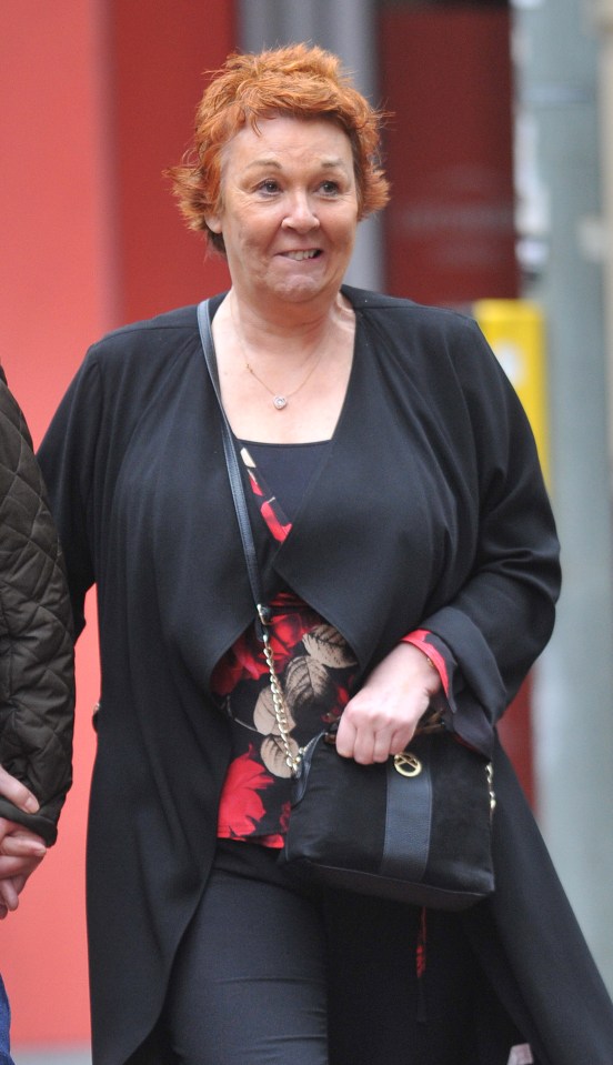  Diane Gill, 57, pictured, was kicked off a flight for an 'over the top film kiss'