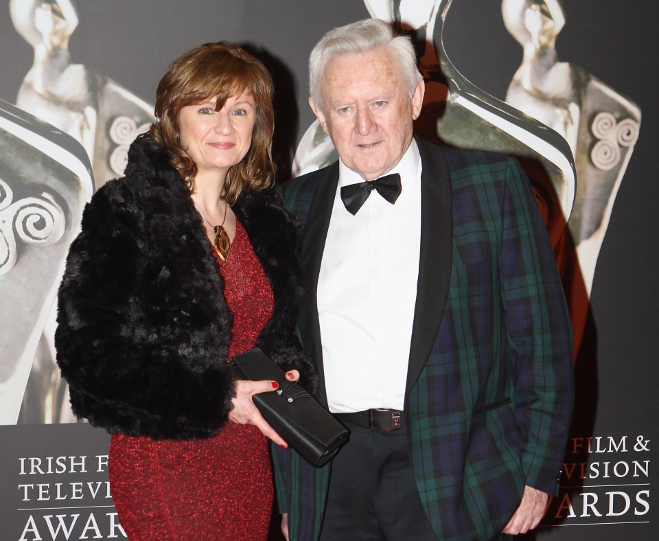  Niall and his daughter Sighle at the Annual Irish Film & Television Awards in 2012