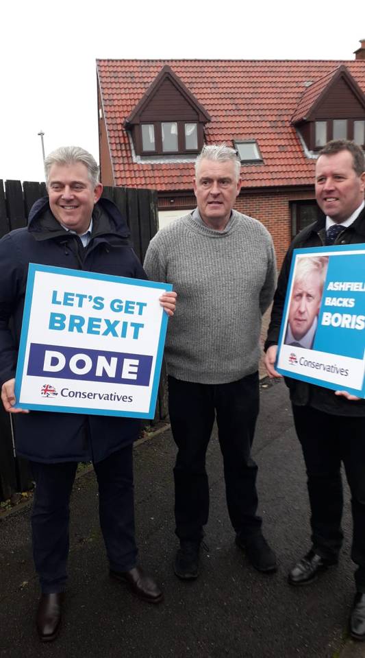  Mr Anderson (centre) said he was bullied for backing Brexit