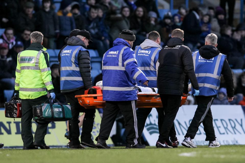  Moore was stretchered off on the fateful February evening