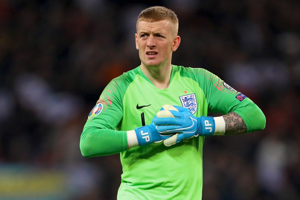  Pickford is aiming to help England to Euro 2020 glory next summer