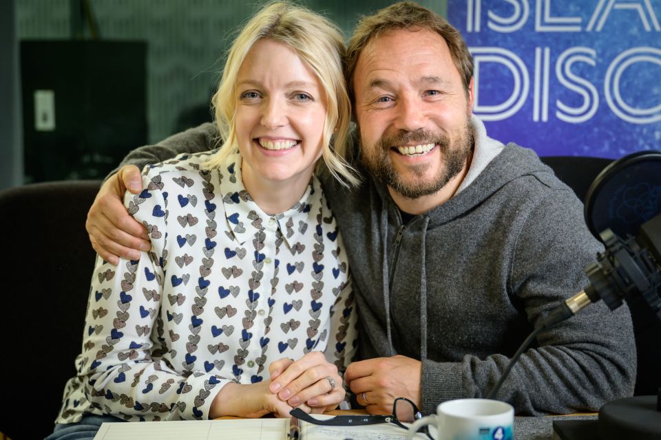  Stephen Graham with host Lauren Laverne during his appearance on the Radio 4 show Desert Island Discs