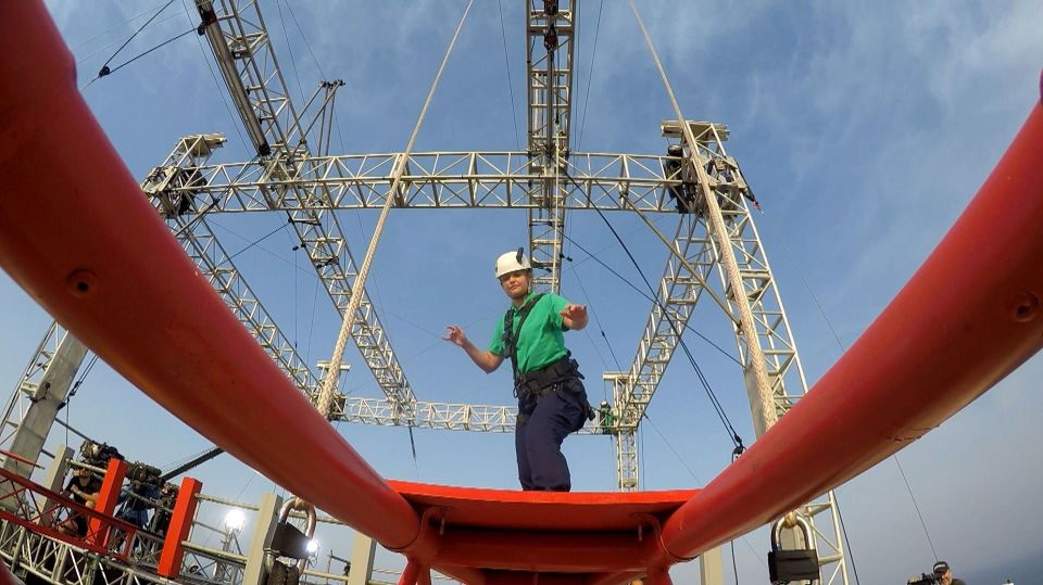  They also had walk the plank at the top of one of Brisbane's highest buildings