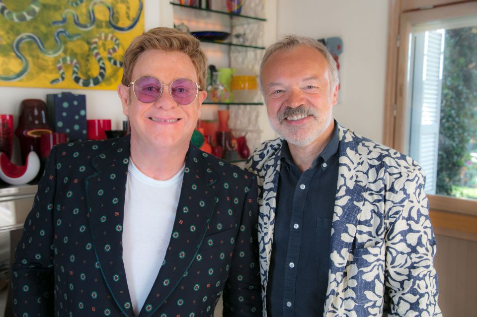  Elton opened up about his prostrate cancer in an interview with Graham Norton