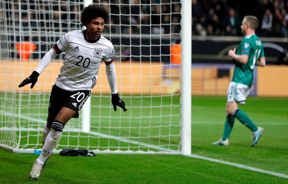 Gnabry terrorised Northern Ireland in the 6-1 win