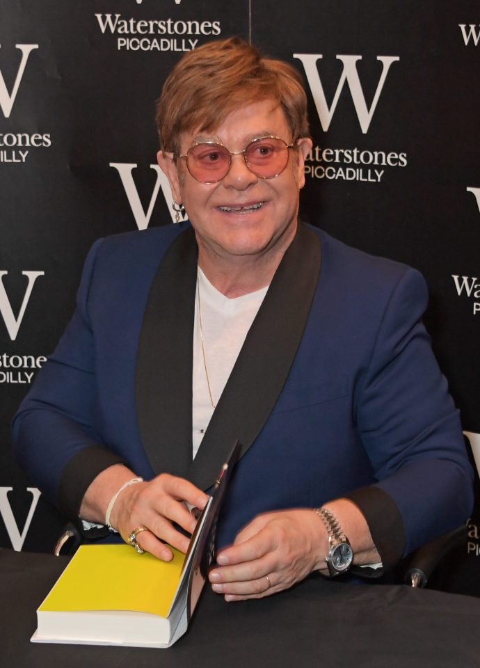  The singer first revealed his health battle in his autobiography Me: Elton John Official.