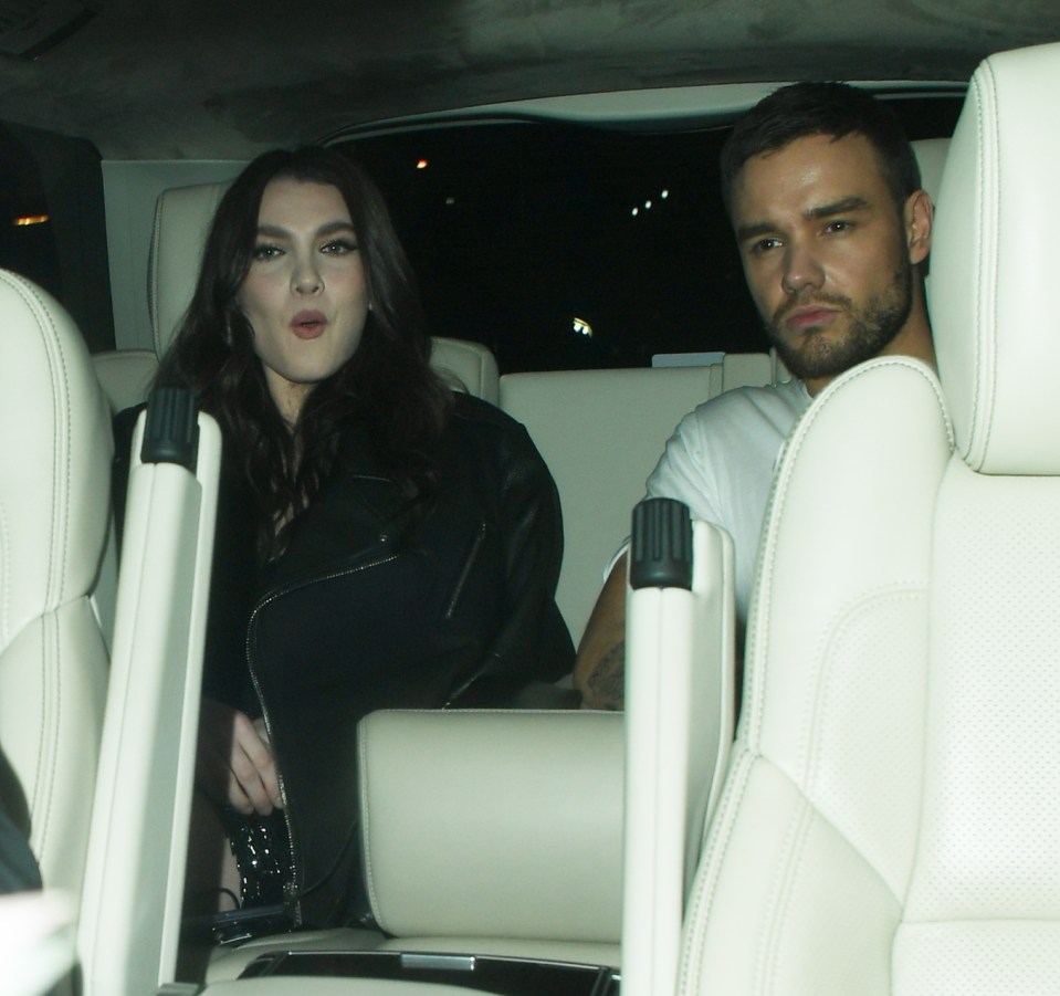 Liam and Maya leaving the Shaftsbury Theatre after watching ‘& Juliet’ in London