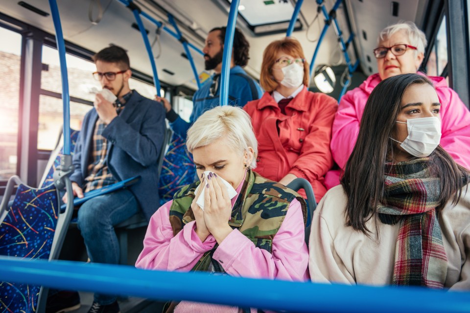 Three in 10 commuters think travelling on the tube is likely to make them catch a bug