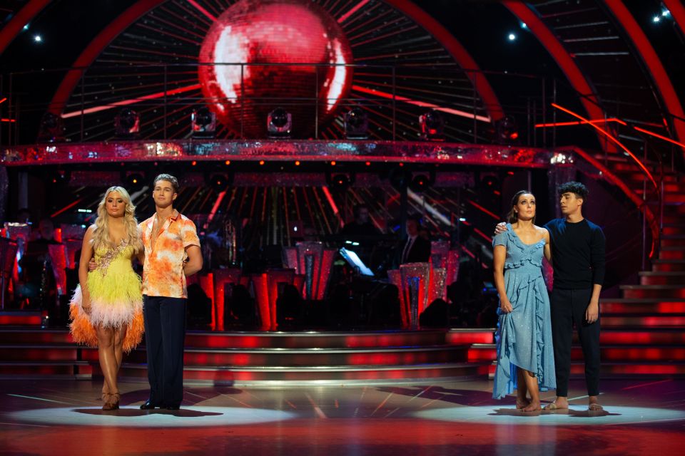  AJ and Saffron lost in the dance-off to BBC presenter Karim Zeroual, 26