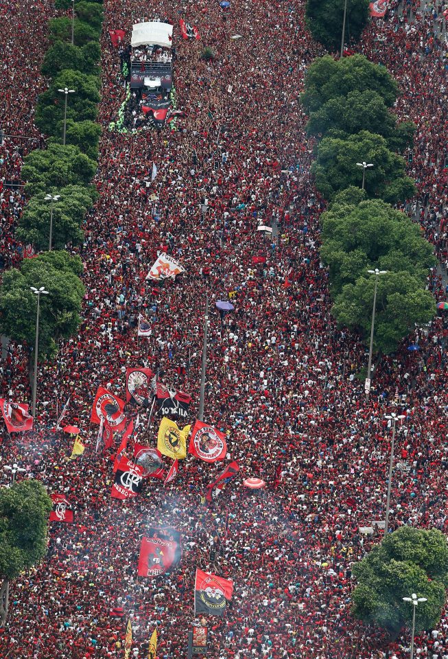  Flamengo have a reported 32.6million fans worldwide