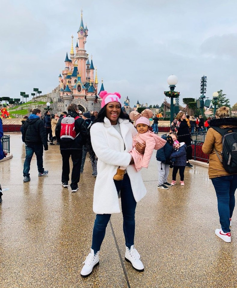  Kenya recently celebrated Brooklyn's first birthday at Disneyland Paris