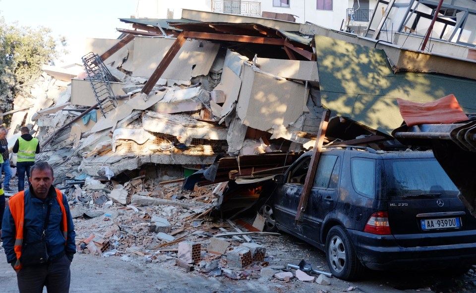  At least 14 people have died after an earthquake struck Albania