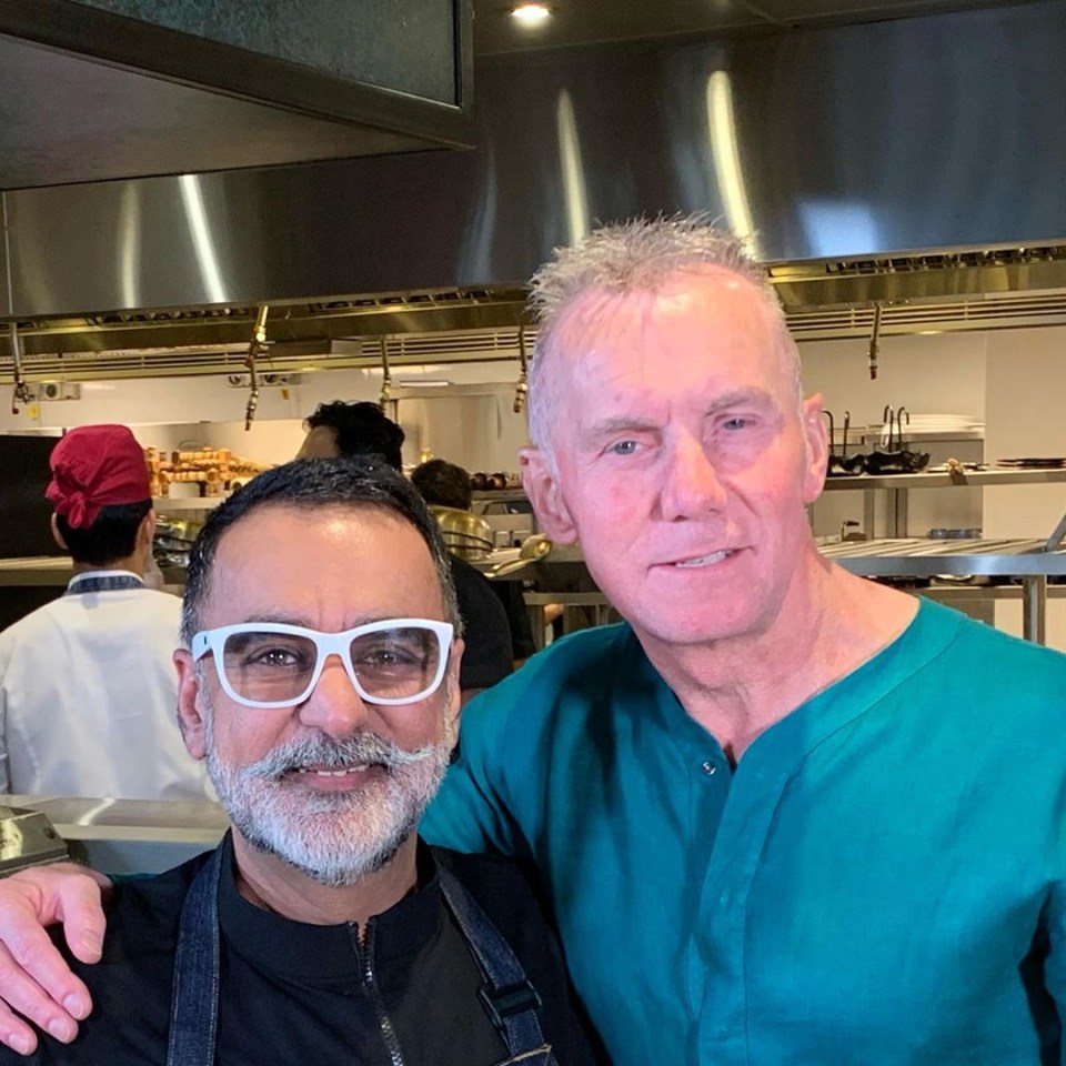  An Instagram picture of Gary Rhodes believed to have been taken during filming four days ago