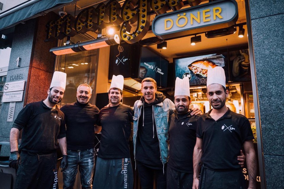  The former Arsenal man has shown off his unusual passion for kebabs