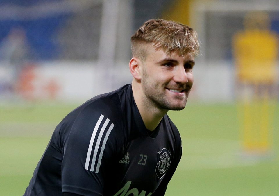  Luke Shaw is set to return to Man Utd's first team after missing much of the season with a hamstring injury