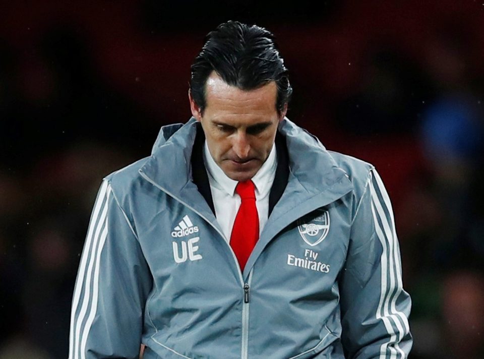  Fans are furious after Unai Emery said Arsenal are improving after a 2-1 defeat to Frankfurt