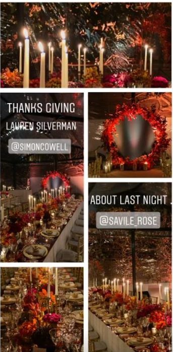  The luxury floral design company WildAbout shared photos of the private event on Instagram