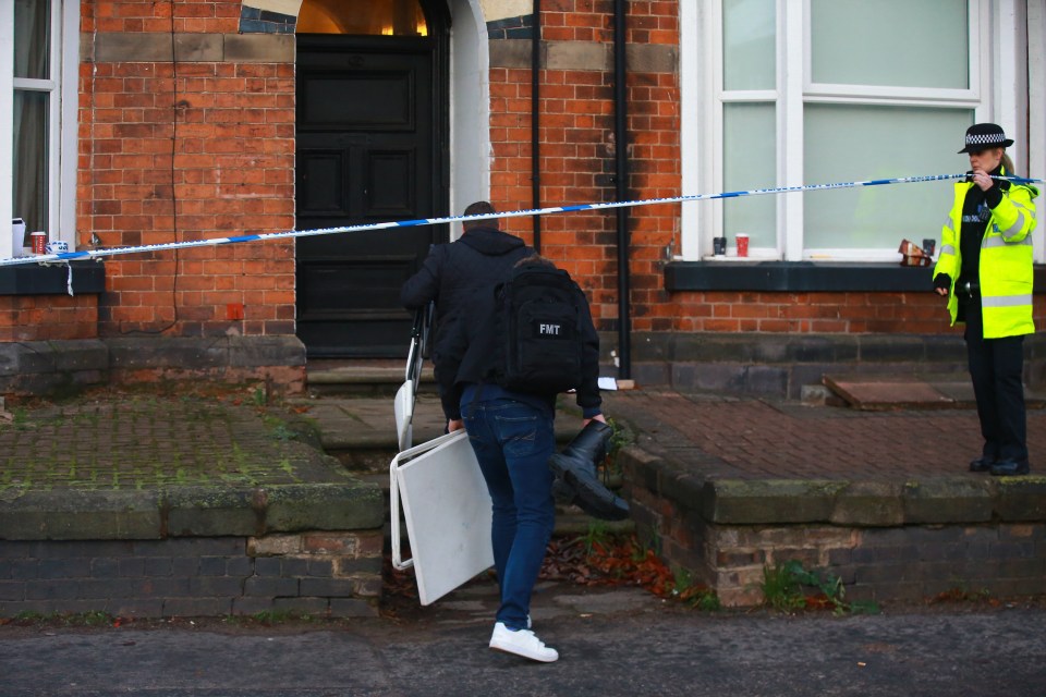 Police were today searching Khan’s home n Staffordshire