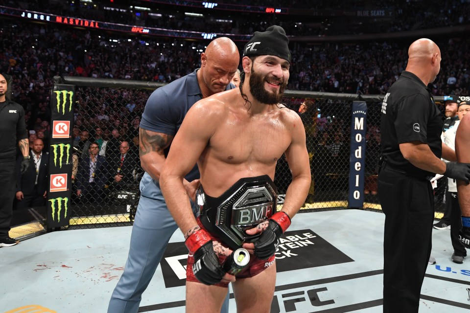  Masvidal took the BMF belt at UFC 244