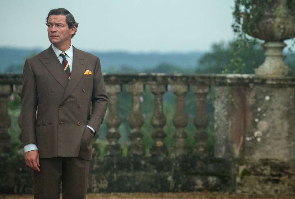 The Crown uses stunning filming locations – Dominic West seen here playing Prince Charles in season 5