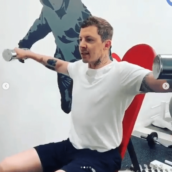  Professor Green works out regularly at Roar Fitness with Sarah