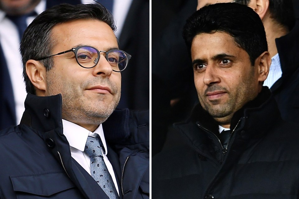  Leeds' owner met with PSG's chief regarding a potential £60m takeover