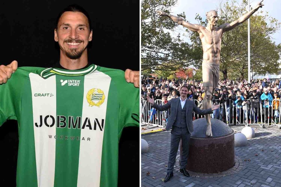  Zlatan Ibrahimovic has been unveiled as Hammarby co-owner just a month after having a statute dedicated to him in Malmo