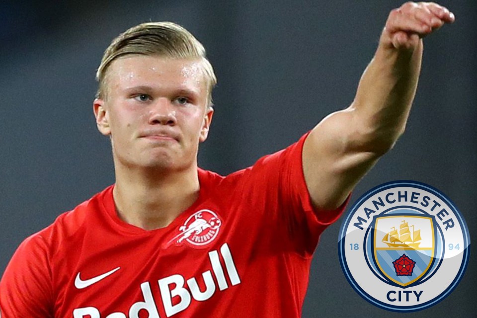  Man City could beat rivals United to the signing of Erling Haaland, says his dad