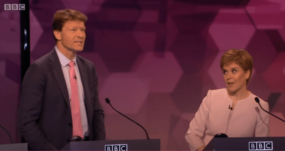  Richard Tice clashed with Nicola Sturgeon and Rebecca Long-Bailey