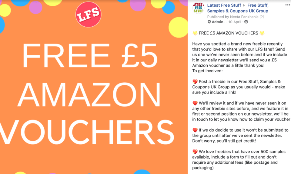 Sharing freebies can also earn you money to spend on Amazon