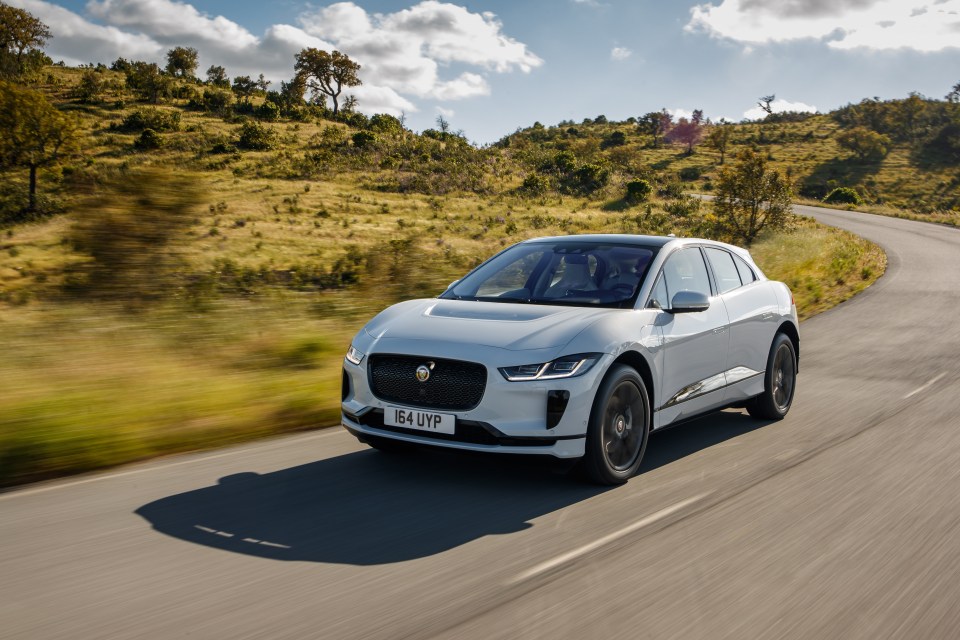  The Jaguar I-PACE can travel up to 292 miles without needing a recharge