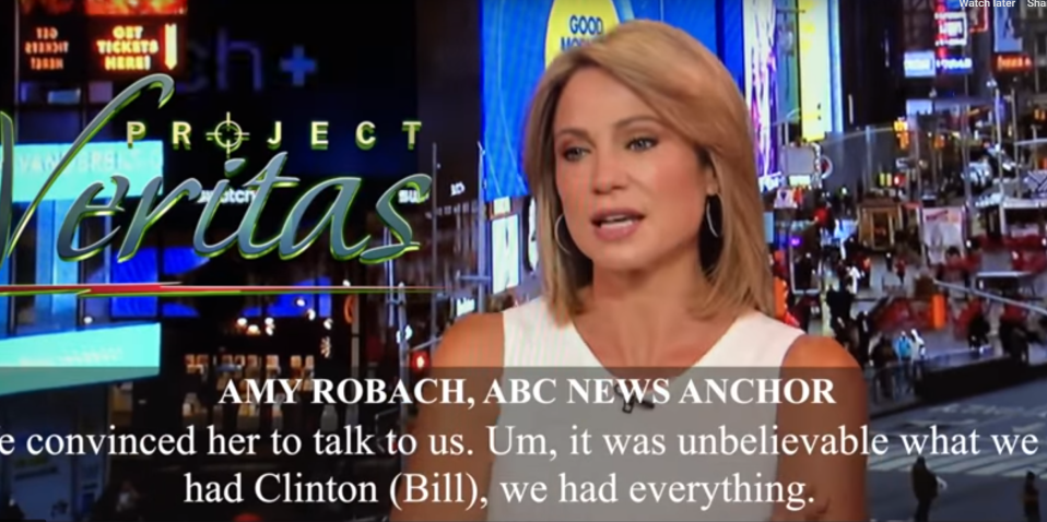  ABC News host Amy Robach was caught complaining about her network declining to run her interview with Epstein accuser Virginia Roberts