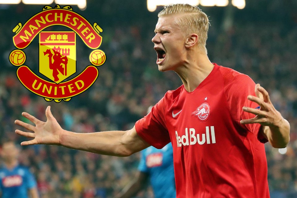  Erling Haaland's dad reportedly visited United's training ground ahead of a potential move for his son