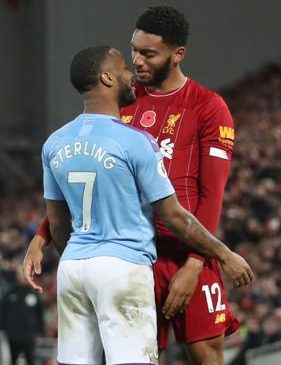  Raheem Sterling has taken responsibility for this flare-up with Joe Gomez