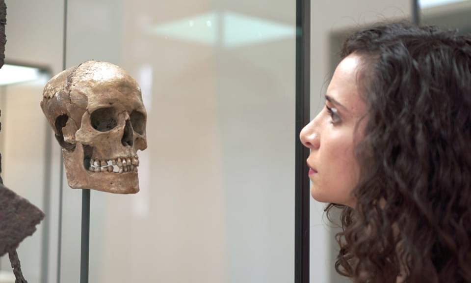  Archaeologist Ella Al-Shamahi comes face to face with the Viking woman’s skull