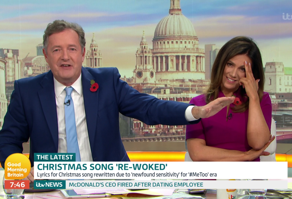  Piers was forced to apologise for mangling a guests name