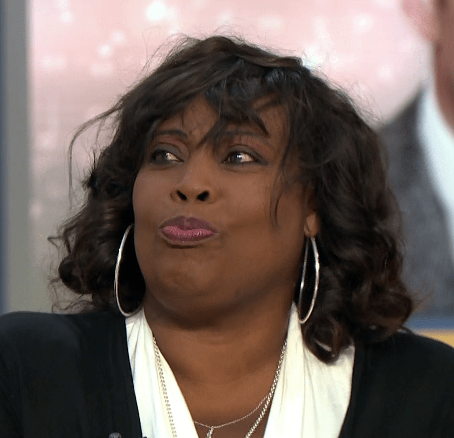  Ruby Turner looked horrified by the mix-up