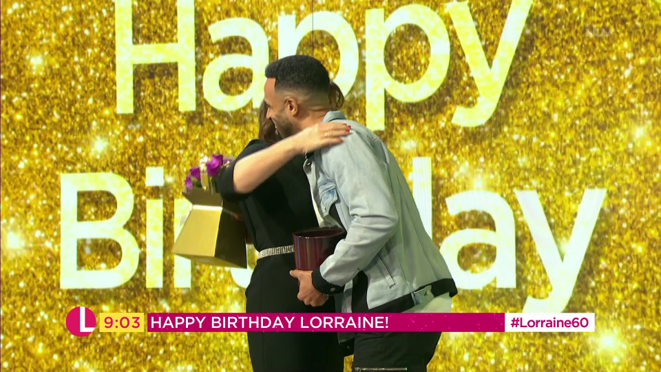  Lorraine Kelly was over the moon to see her good pal Craig David