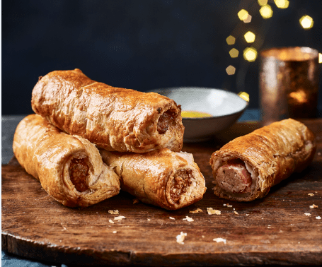  Asda has started selling pigs in blankets sausage rolls for the Christmas party season