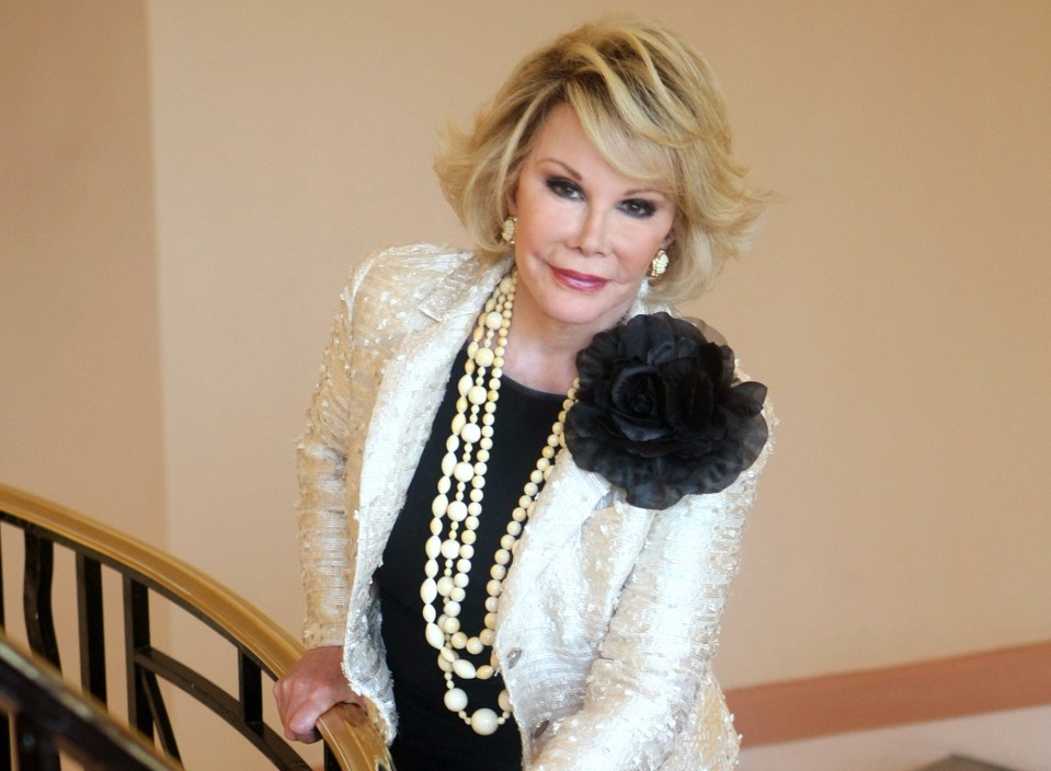  Joan Rivers was known for her acid tongue