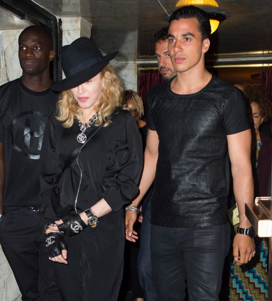  Madonna enjoyed a romance with then-26-year-old dancer Timor Steffens