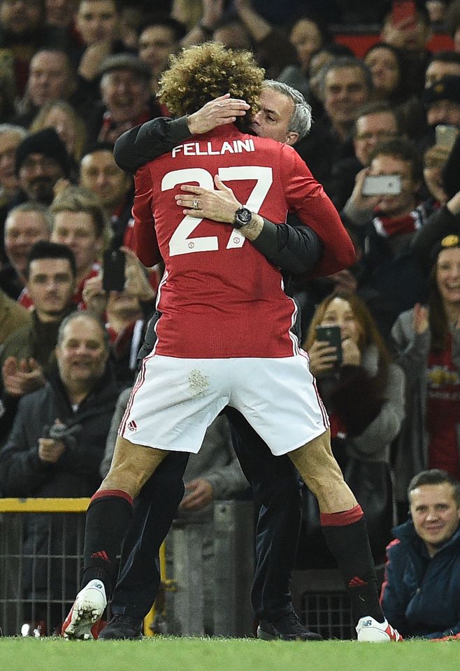  Fellaini and Jose had a special bond at United