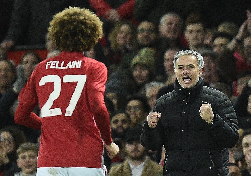  Fellaini was a favourite of Mourinho's at Old Trafford