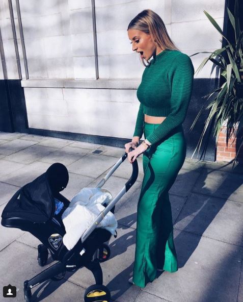  Mums love a new car seat-pram, as does Ferne McCann