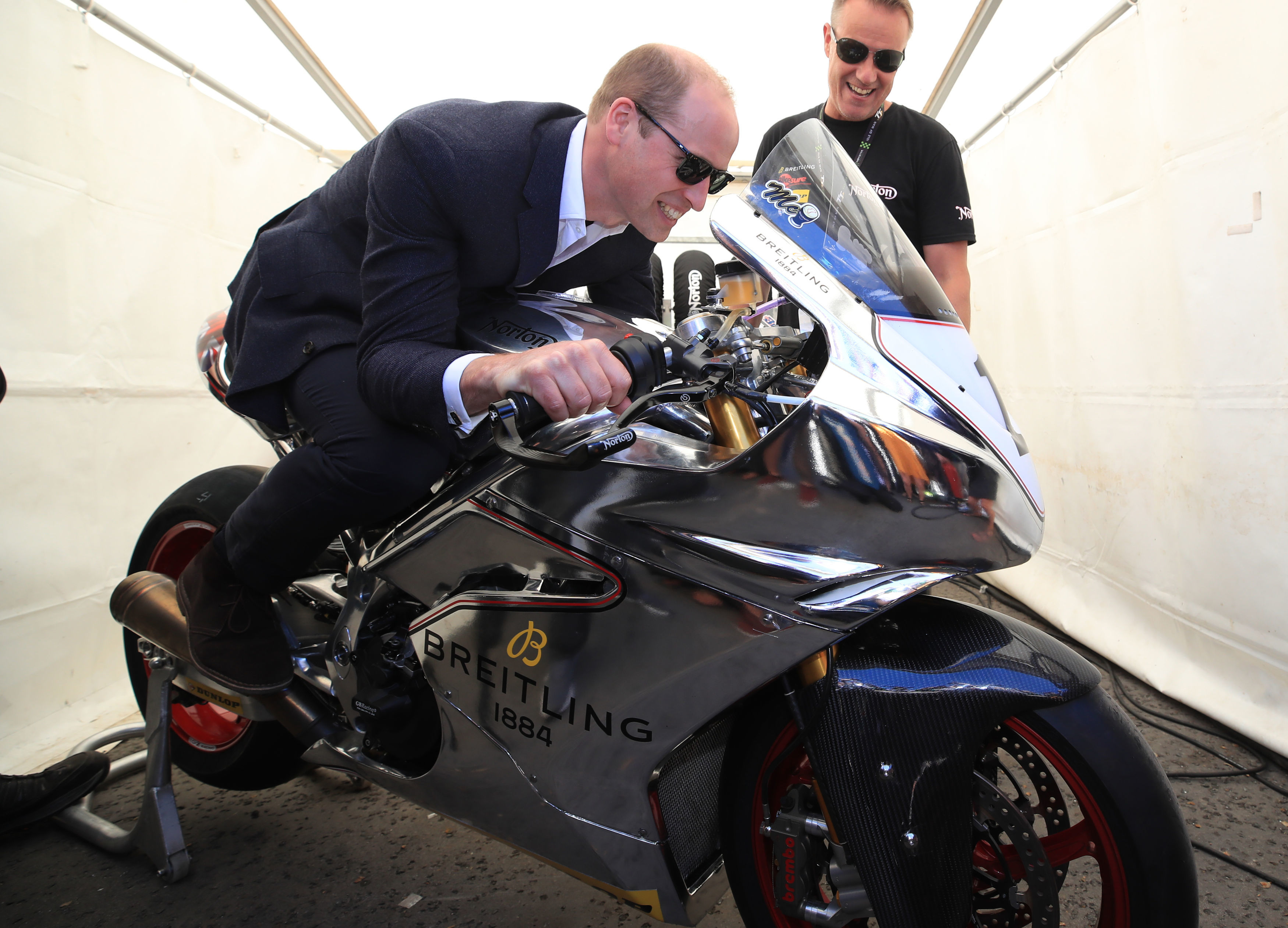 Prince William is an avid motorbike fan so perhaps the 2019 Christmas card scene was his choice