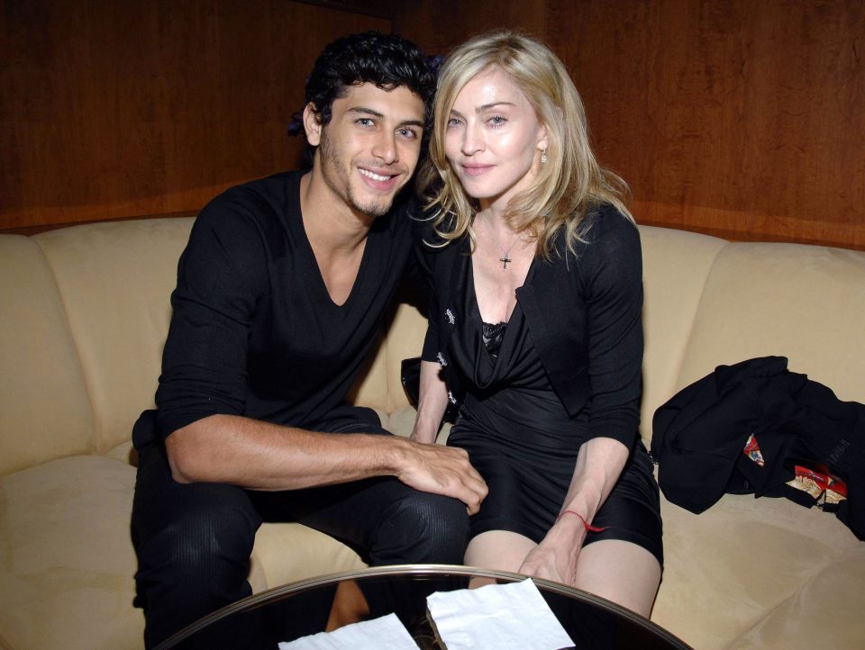  Madonna and Jesus Luz, pictured together in September 2009, dated for just over 12 months