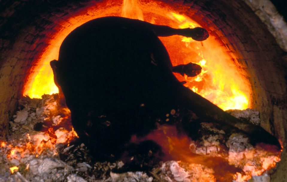  Tens of thousands of cattle were cremated as Mad Cow Disease spread through the UK in the 90s